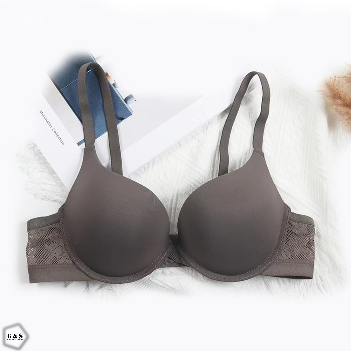 Back Net Design High Quality Pack Of 3 Pushup Bras