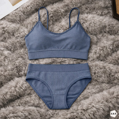 Pack Of 3 High Quality Bralette With T-Panty Sets