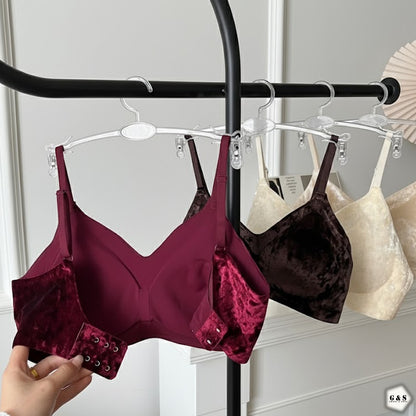 Pack Of 3 Light Padded Winters Velvet Bra