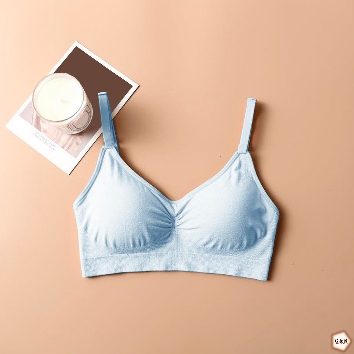 Ladies Imported Pack Of 3 Adjustable Style Strap Design Bralette