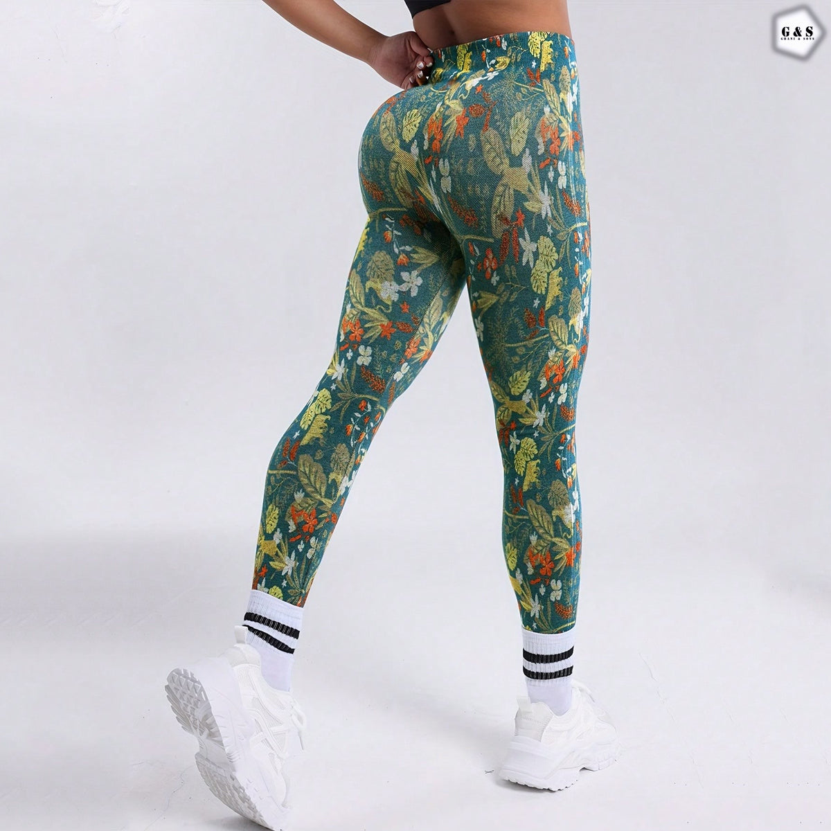 High Waist Seamless Printed Gym/Yoga Legging