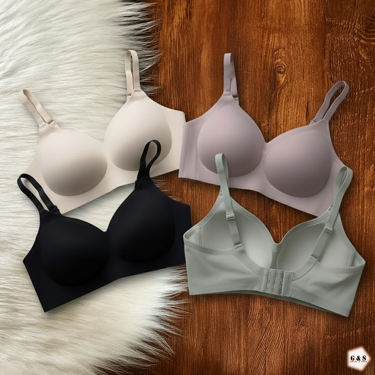 Premium Quality Lightweight Seamless Non-Wired Pushup Bras