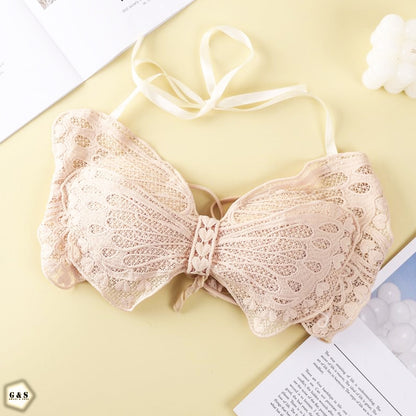 High Quality Pushup Padded Pack Of 3 Back Cross Design Bralette