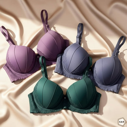 Premium Quality Pack Of 3 Double Padded Wired Full Support Bras