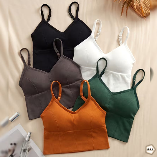 Ladies Imported Pack Of 3 Sports Bra/Bralette