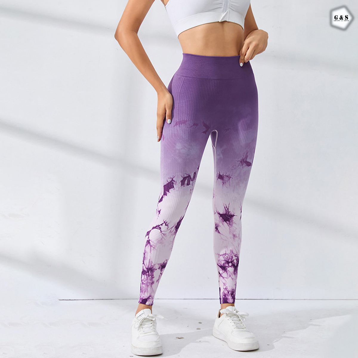Seamless Double Shaded Design Butt Lifter Gym/Yoga Legging