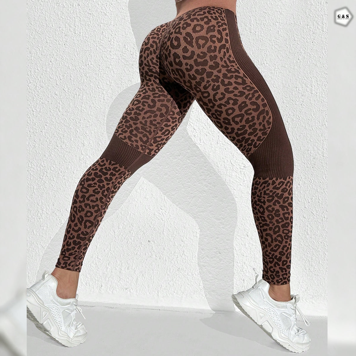 Cheetah Print Design Seamless Butt Lifter Gym/Yoga Legging