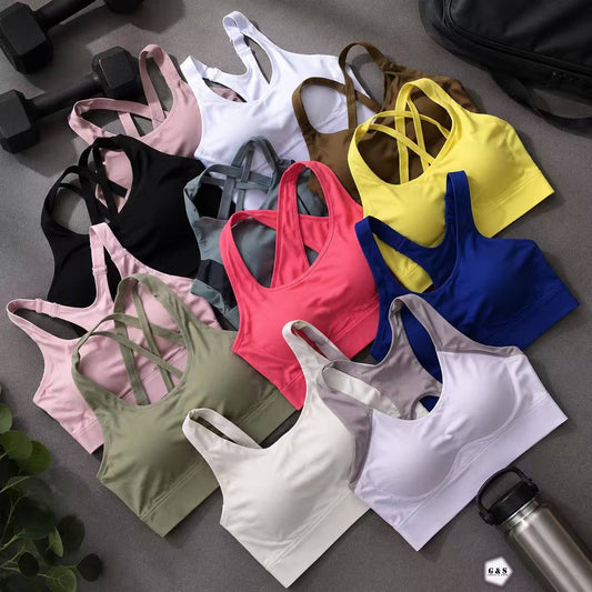 Ladies Imported Premium Quality Pack Of 2 Sports Bras