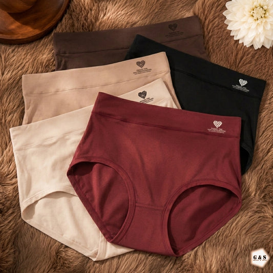 High Quality Pack Of 5 Buttery Soft Full Coverage Panties