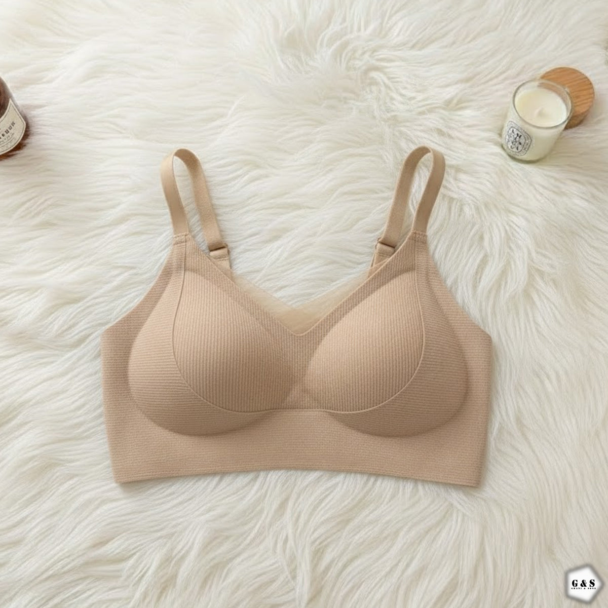 Pack Of 3 High Quality Cotton Non-Wired Single Padded Seamless Bras