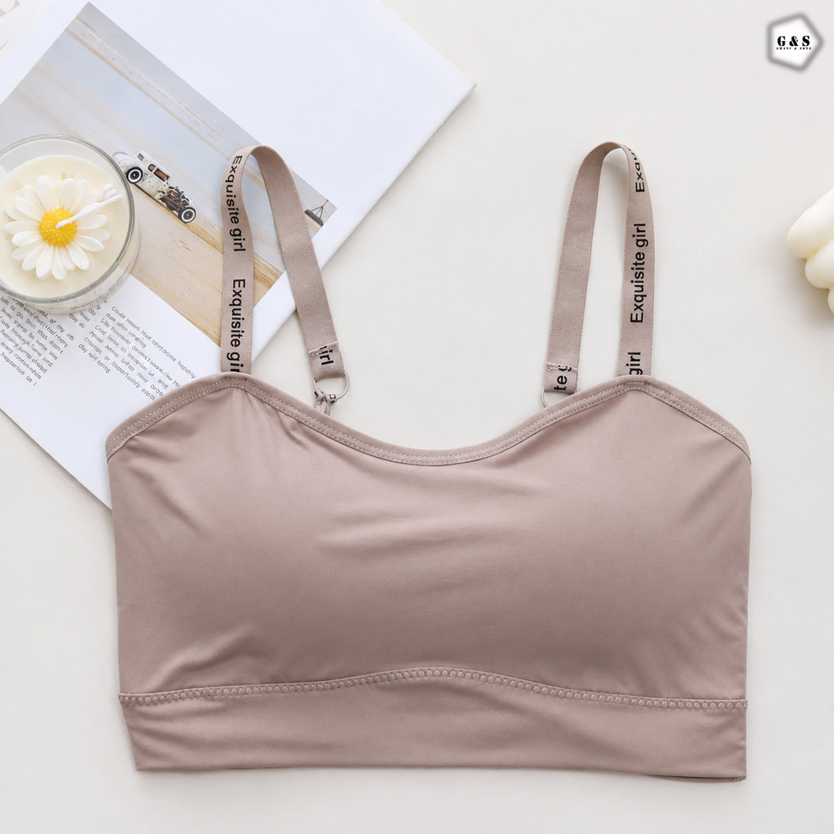 Pack Of 3 Ice-Silk Padded Sports/Casual Bralette