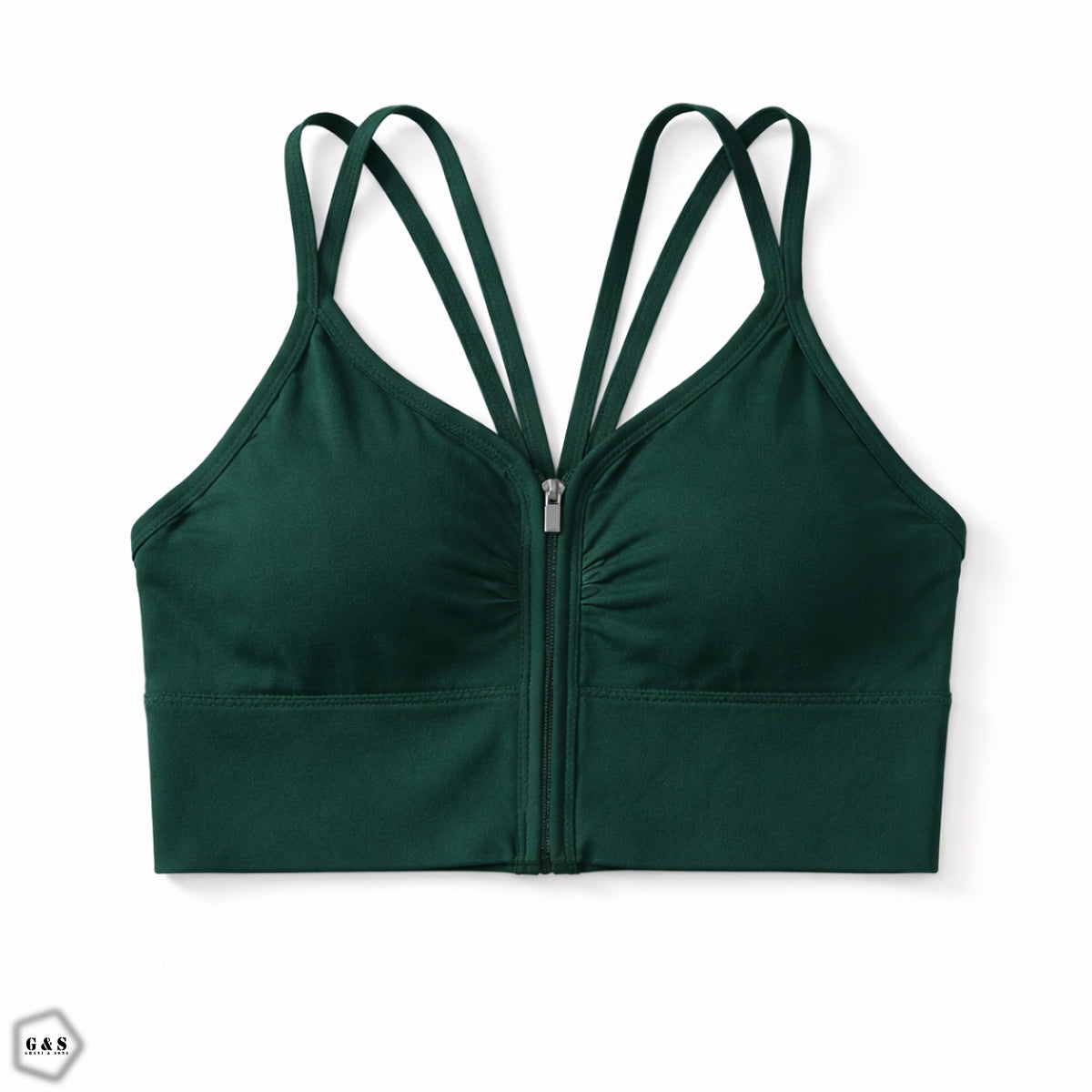 Pack Of 3 High Quality Front Zipper Sports/Casual Bralette
