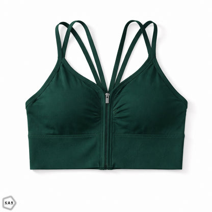 Pack Of 3 High Quality Front Zipper Sports/Casual Bralette