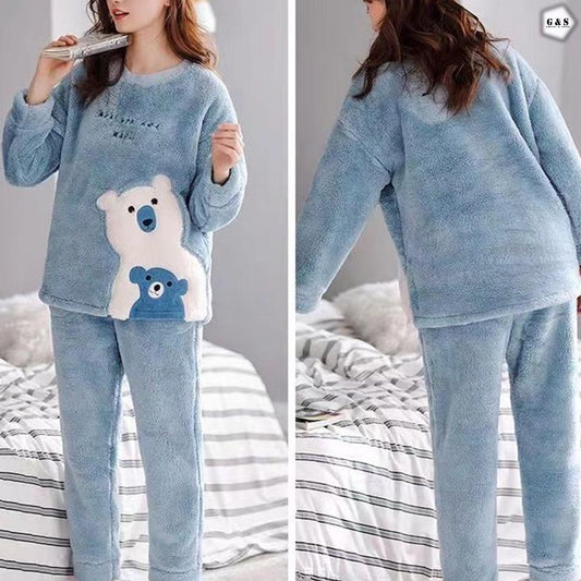 Ladies Imported Winter Flannel Suit