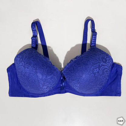 Ladies Imported 42D-DD Full Cup Single Padded Pack Of 2 Wired Pushup Bras