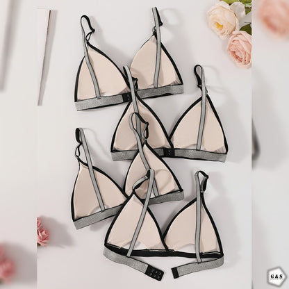 Girls Imported Pack Of 3 Silk Light Padded T-Shirt Bra/Bralette