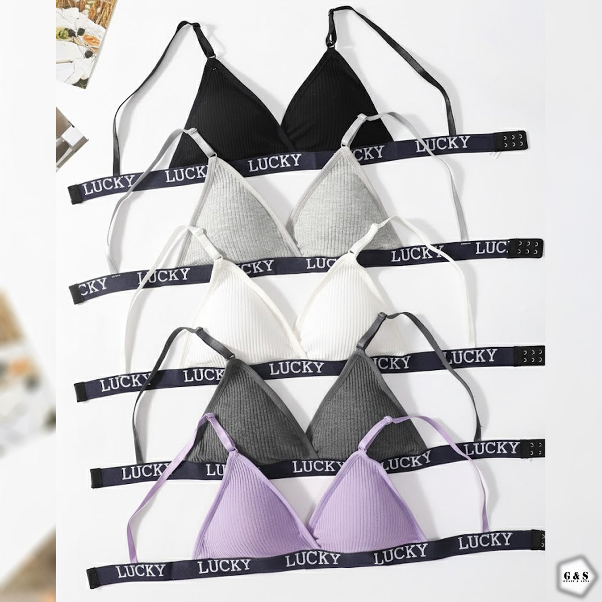 Girls Imported Pack Of 3 Cotton Light Padded T-Shirt Bra/Bralette