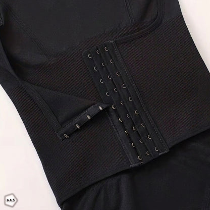 High Quality Front Open Body Shaper With Corset Belt