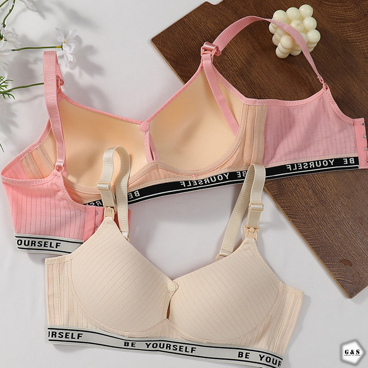 Premium Quality Pack Of 3 Light Padded Full Coverage Non-Wired Nursing/Casual Bra