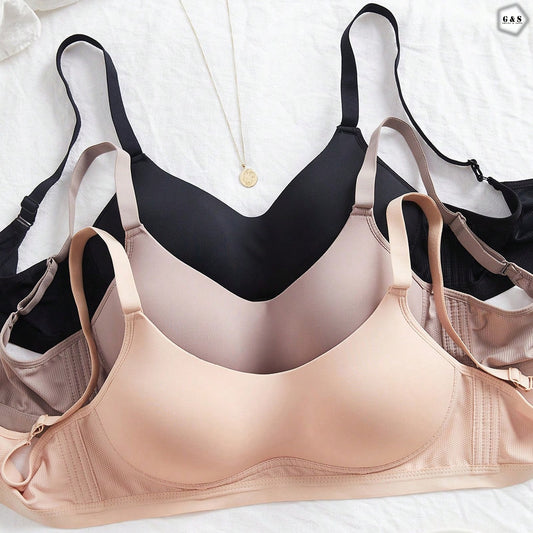 Pack Of 3 Light Padded High Quality Non-Wired T-Shirt Bras