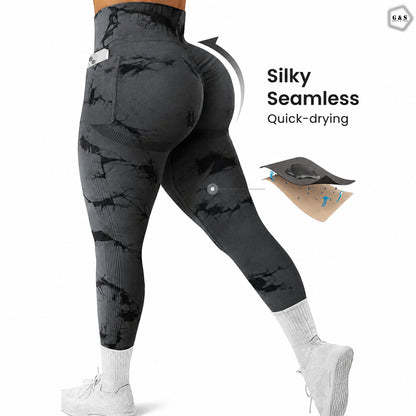 Printed High Quality Pocket Design Seamless Butt lifter Gym/Yoga Legging