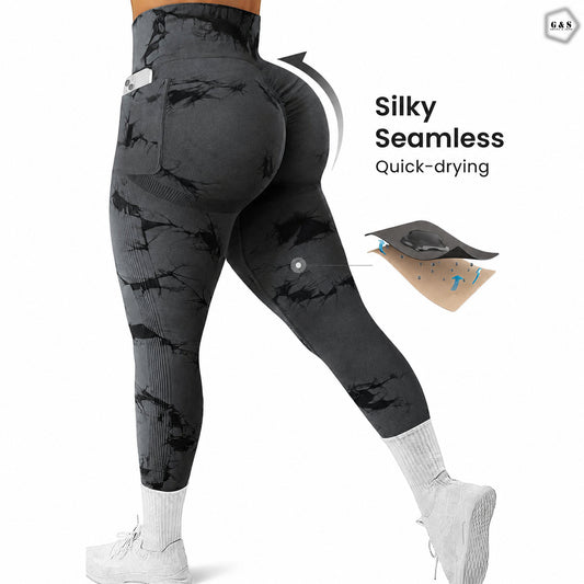 Printed High Quality Pocket Design Seamless Butt lifter Gym/Yoga Legging