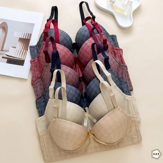 Pack Of 2 Wired Double Padded Cotton Pushup Bras