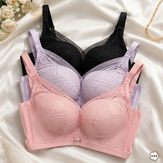 Pack Of 2 High Quality Non-Wired Single Padded Pushup Bras