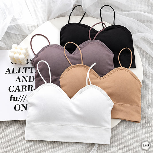 Ladies Imported Pack Of 3 Back Strip Design Bralette
