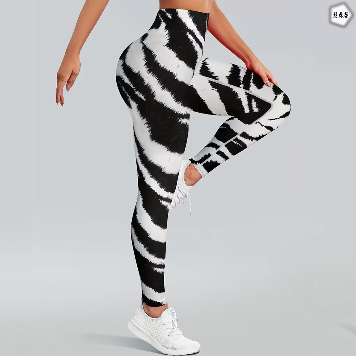 High Quality Zebra Printed Design Seamless Butt Lifter Gym/Yoga Legging