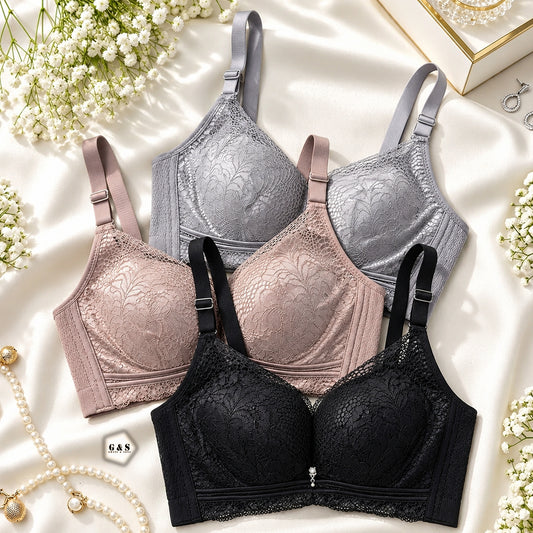 Pack Of 2 High Quality Soft Double Padded Non-Wired Pushup Bras