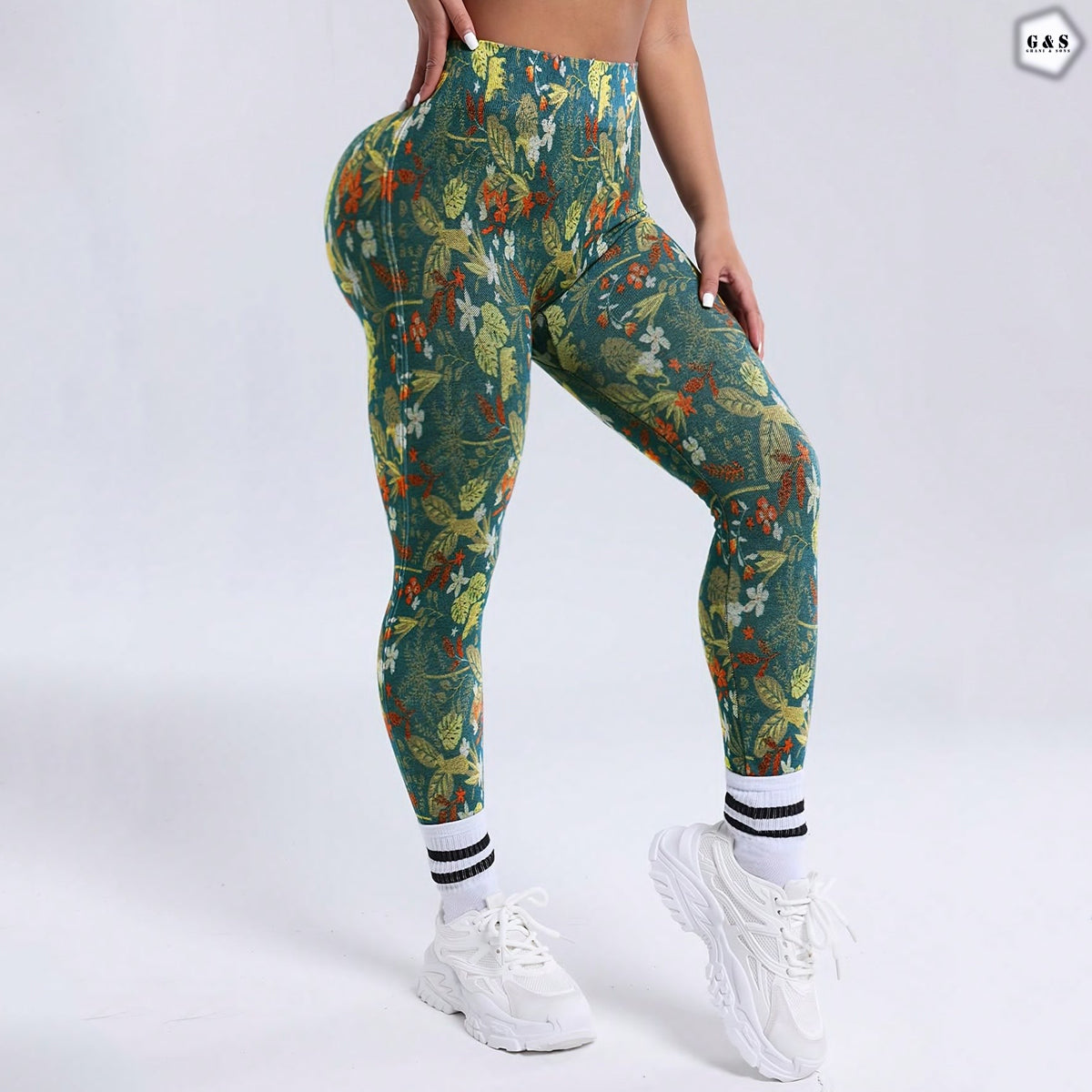 High Waist Seamless Printed Gym/Yoga Legging
