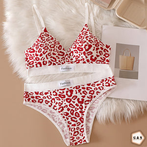 Pack Of 3 New Design Printed Bralette With T-Panty Sets