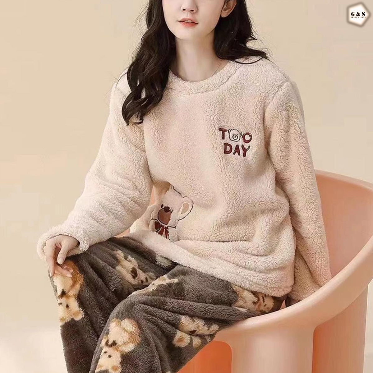 Ladies Imported Winter Flannel Suit