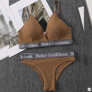 Summer Pack Of 3 Bra/Bralette With T-Panty Sets