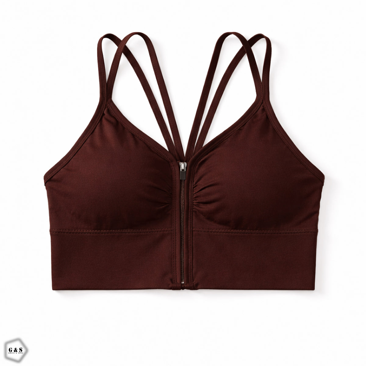 Pack Of 3 High Quality Front Zipper Sports/Casual Bralette
