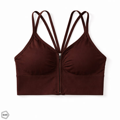 Pack Of 3 High Quality Front Zipper Sports/Casual Bralette