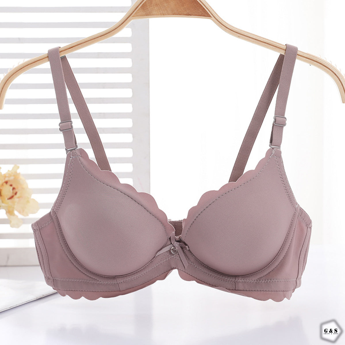 Pack Of 3 Double Padded Frill Design Wired Pushup Bras