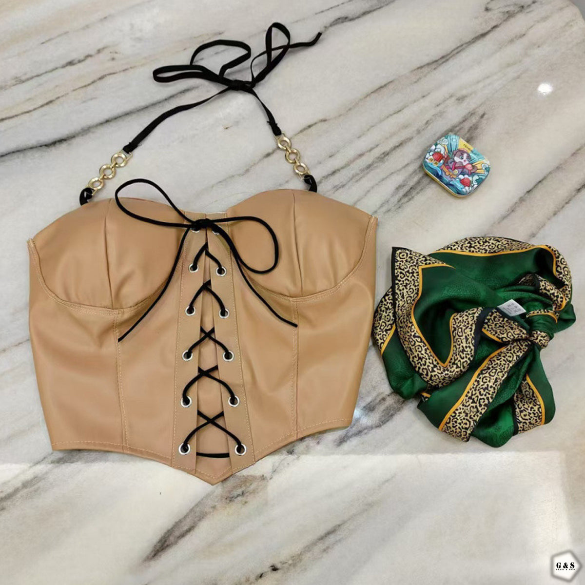 Ladies Imported Pack Of 3 Exclusive Leather Tops