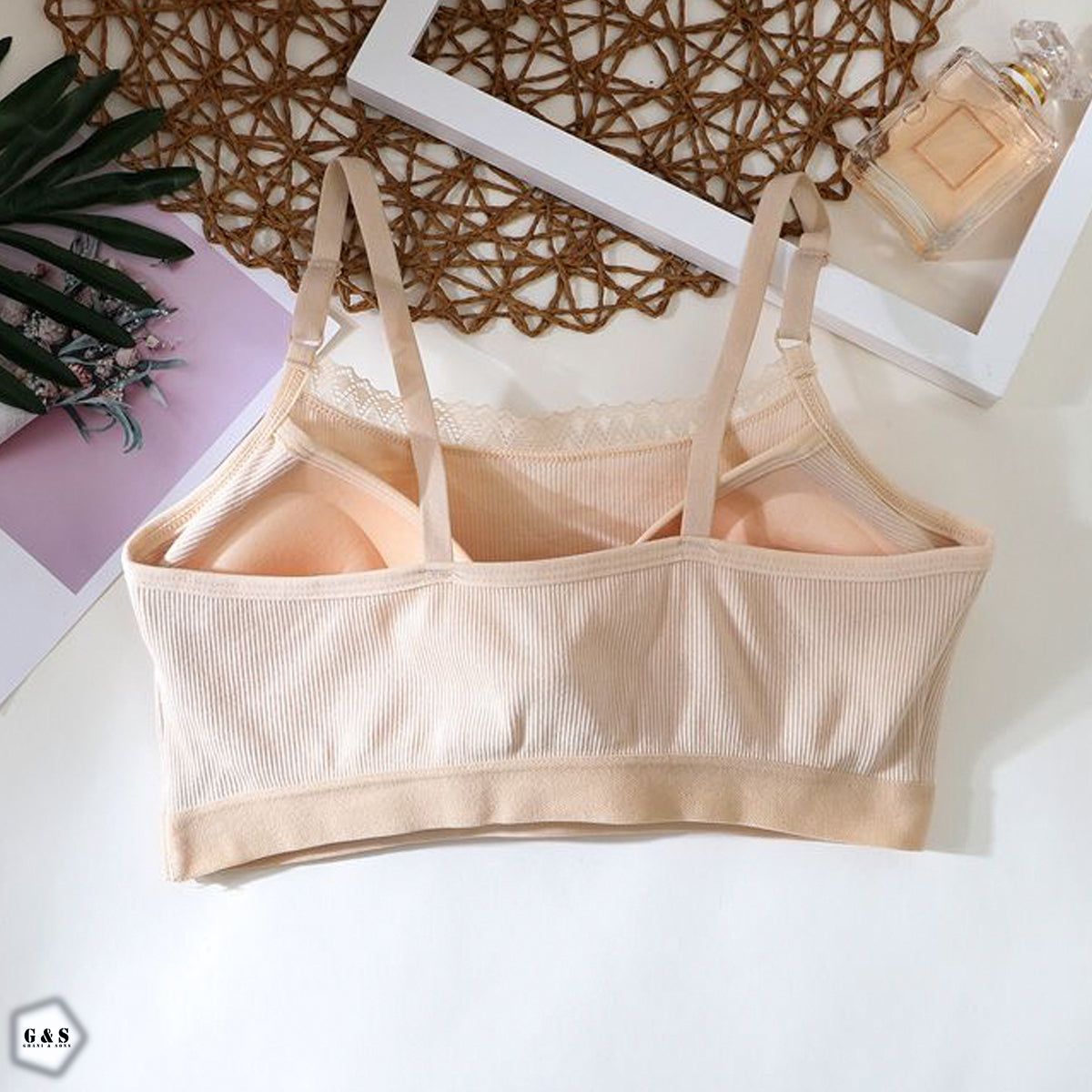 Girls Imported Pack Of 3 Pushup T-Shirt Bralette
