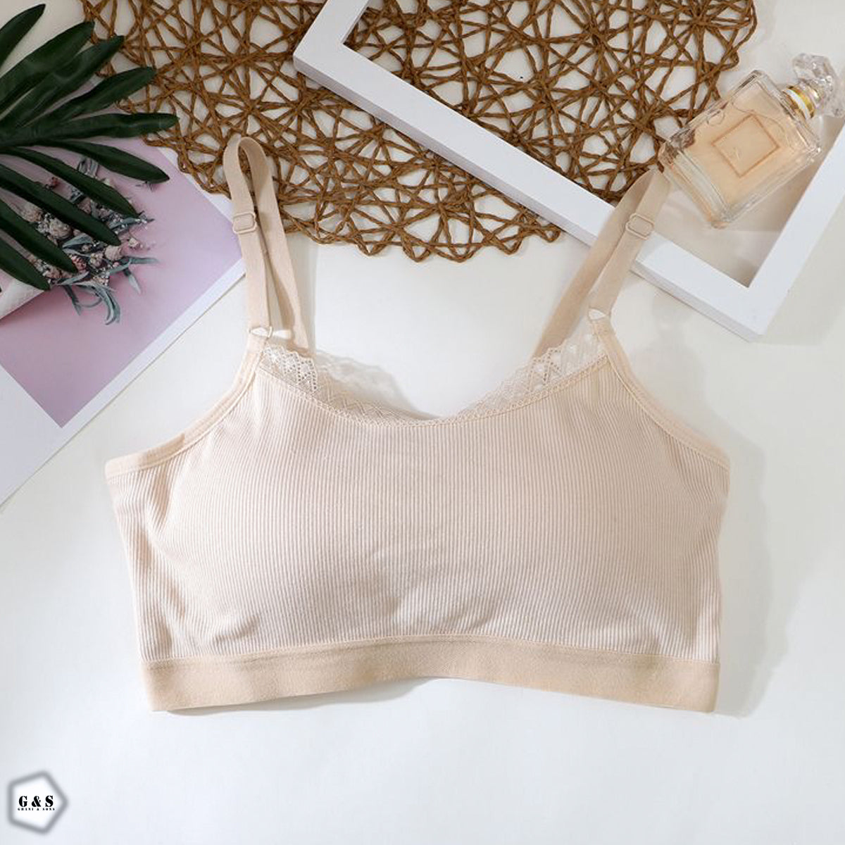 Girls Imported Pack Of 3 Pushup T-Shirt Bralette