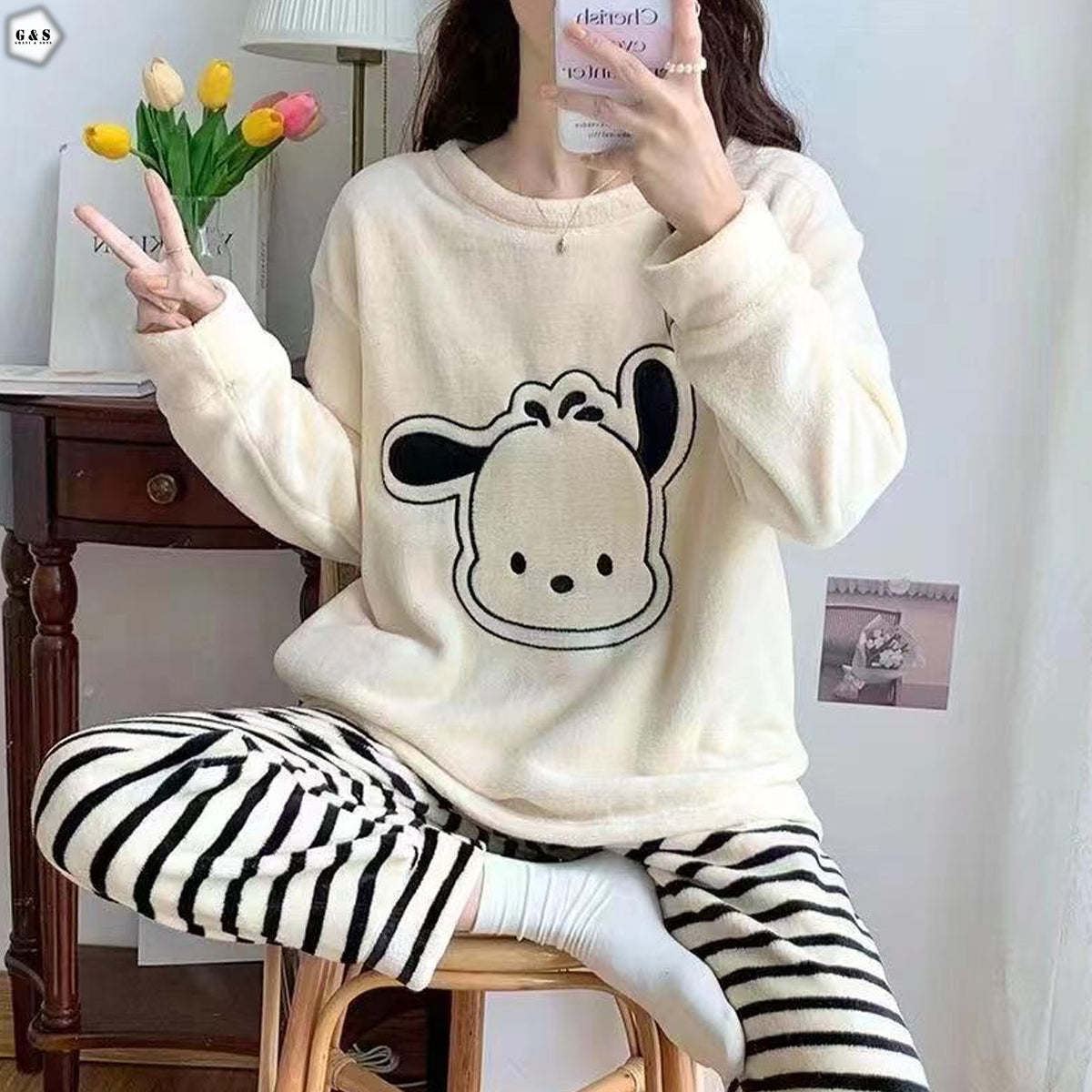 Ladies Imported Winter Flannel Suit