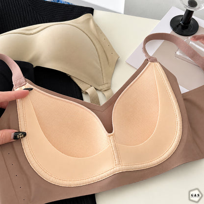 Premium Quality Pack Of 2 Anti-Sagging Strong Grip Light Padded Seamless T-Shirt Bras
