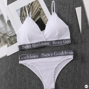 Summer Pack Of 3 Bra/Bralette With T-Panty Sets
