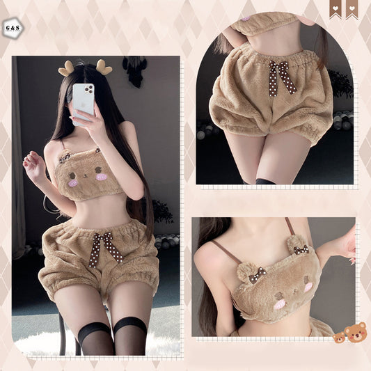 Ladies Imported Beautiful Plush Bear Set