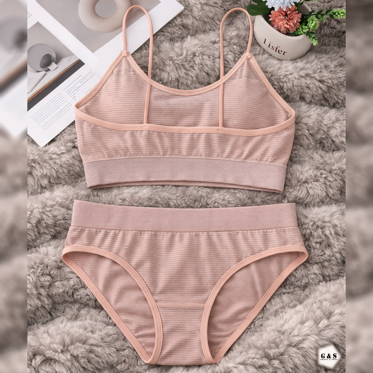 Pack Of 3 High Quality Bralette With T-Panty Sets