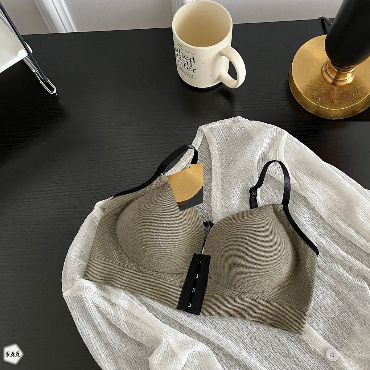 Ladies Imported Pack Of 3 Front Open Nursing/Casual Bralette