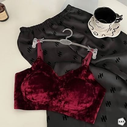 Pack Of 3 Light Padded Winters Velvet Bra