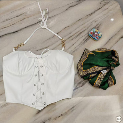 Ladies Imported Pack Of 3 Exclusive Leather Tops