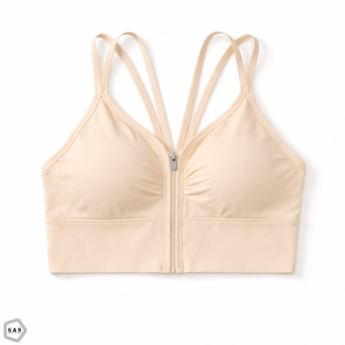 Pack Of 3 High Quality Front Zipper Sports/Casual Bralette